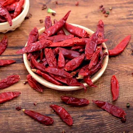 Dried Hot Red Peppers