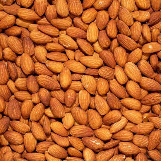 Roasted unsalted sweet almonds